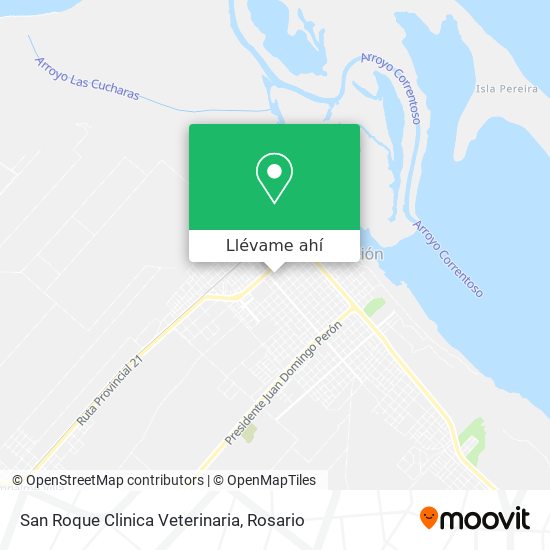 Mapa de San Roque Clinica Veterinaria