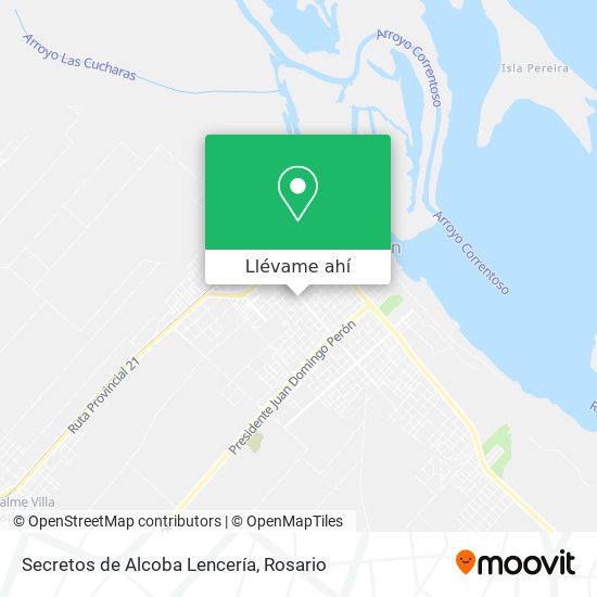 Mapa de Secretos de Alcoba Lencería