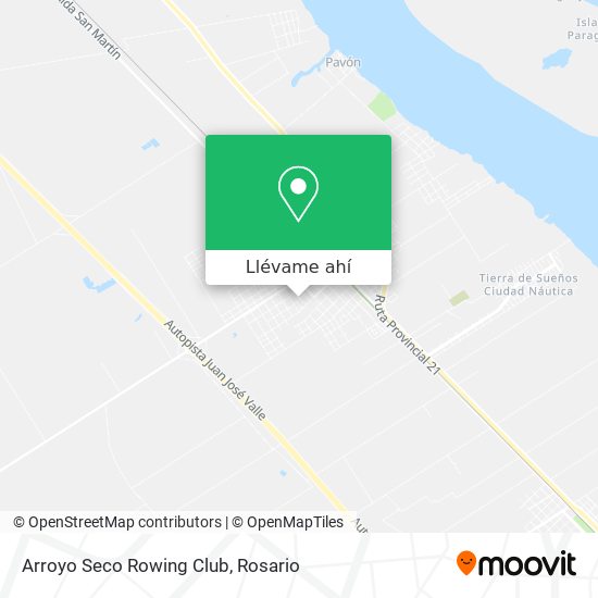 Mapa de Arroyo Seco Rowing Club