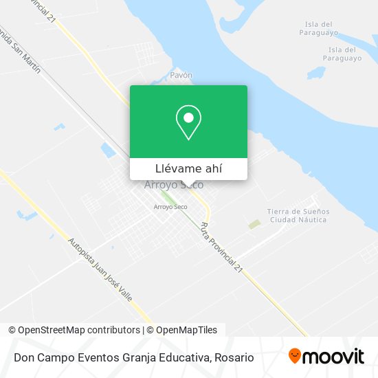 Mapa de Don Campo Eventos Granja Educativa