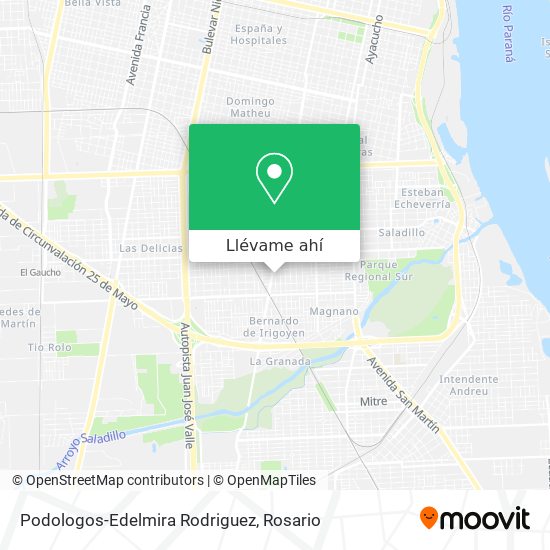 Mapa de Podologos-Edelmira Rodriguez