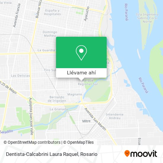 Mapa de Dentista-Calcabrini Laura Raquel