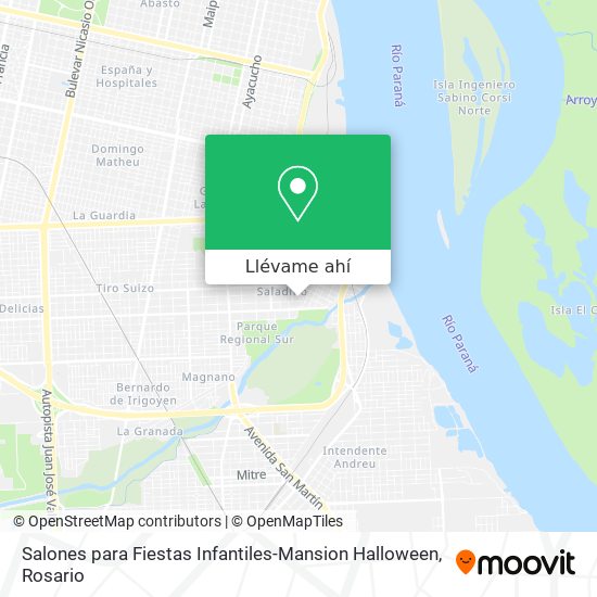 Mapa de Salones para Fiestas Infantiles-Mansion Halloween