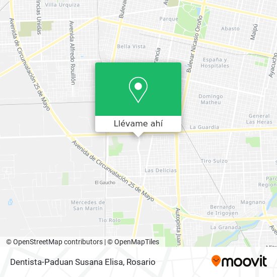 Mapa de Dentista-Paduan Susana Elisa
