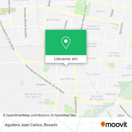 Mapa de Aguilera Juan Carlos