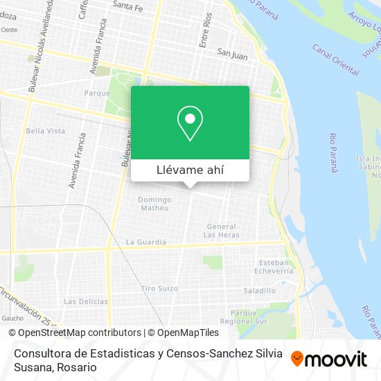 Mapa de Consultora de Estadisticas y Censos-Sanchez Silvia Susana