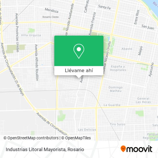 Mapa de Industrias Litoral Mayorista