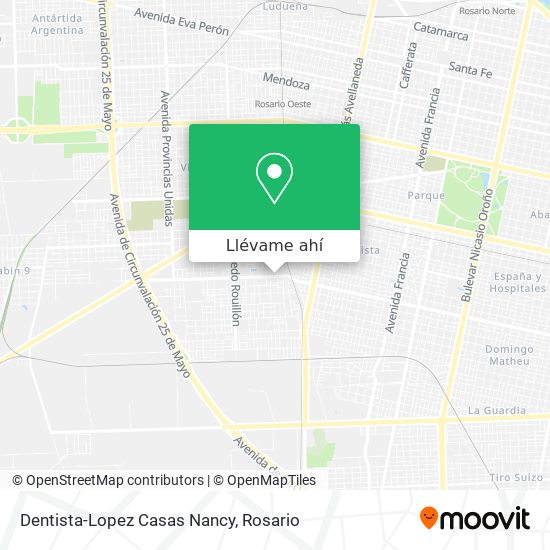 Mapa de Dentista-Lopez Casas Nancy