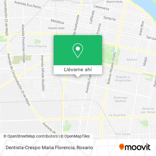 Mapa de Dentista-Crespo Maria Florencia