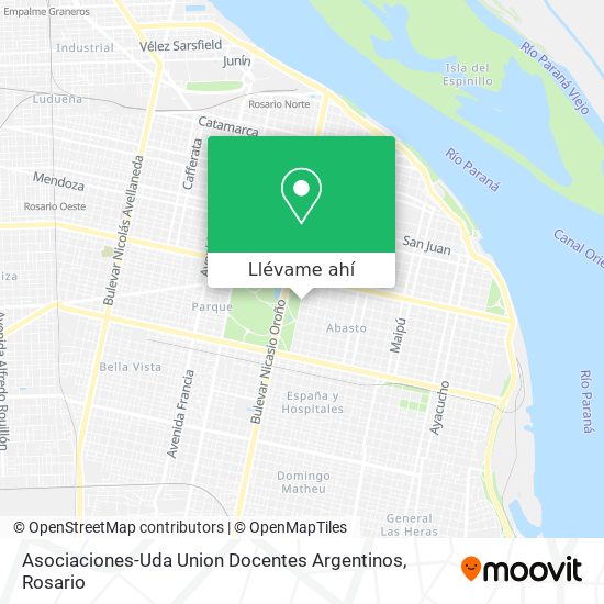 Mapa de Asociaciones-Uda Union Docentes Argentinos