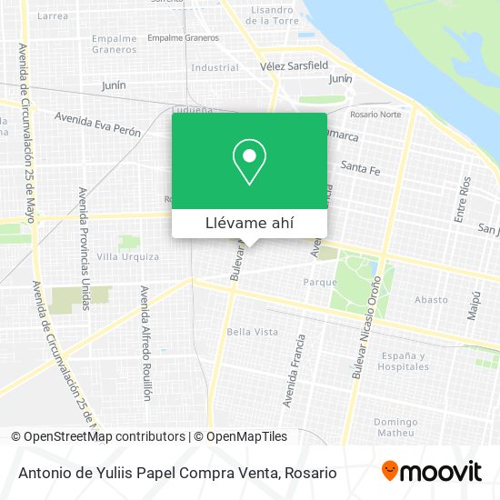 Mapa de Antonio de Yuliis Papel Compra Venta