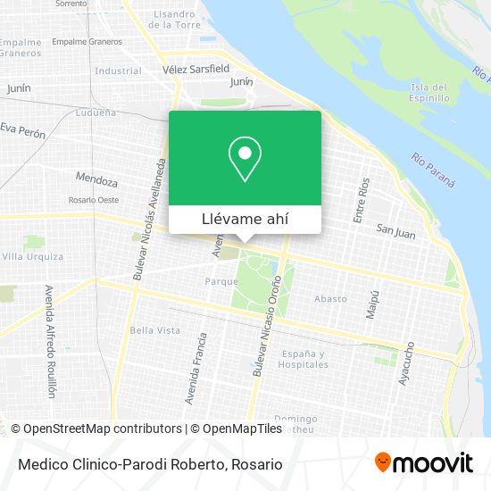 Mapa de Medico Clinico-Parodi Roberto
