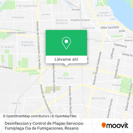 Cómo llegar a y de Plagas-Servicios-Fumiplaga Cia Fumigaciones en Rosario en Colectivo?