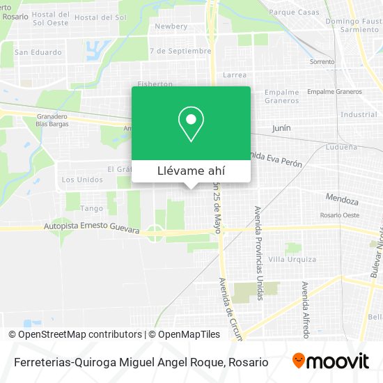 Mapa de Ferreterias-Quiroga Miguel Angel Roque