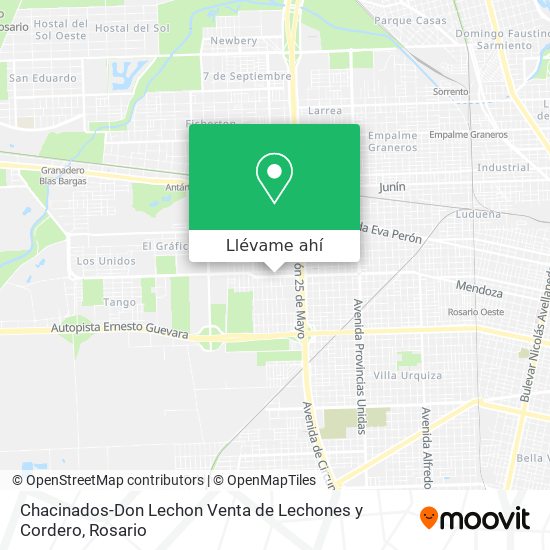 Mapa de Chacinados-Don Lechon Venta de Lechones y Cordero