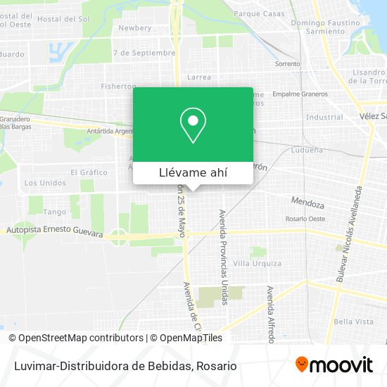 Mapa de Luvimar-Distribuidora de Bebidas