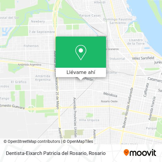 Mapa de Dentista-Eixarch Patricia del Rosario