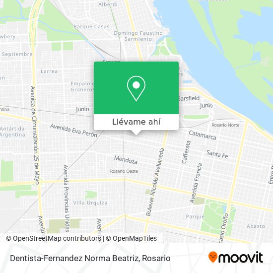 Mapa de Dentista-Fernandez Norma Beatriz