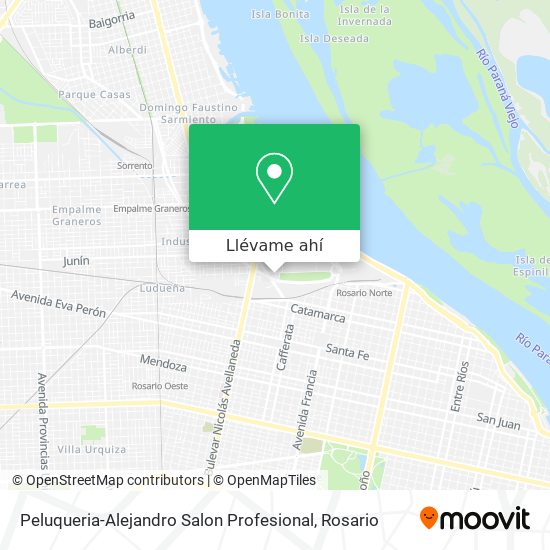Mapa de Peluqueria-Alejandro Salon Profesional