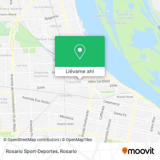 Mapa de Rosario Sport-Deportes