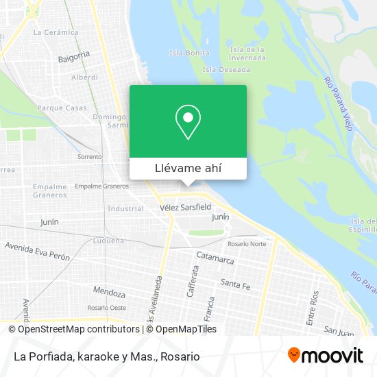 Mapa de La Porfiada, karaoke y Mas.