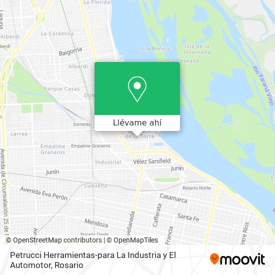 Mapa de Petrucci Herramientas-para La Industria y El Automotor