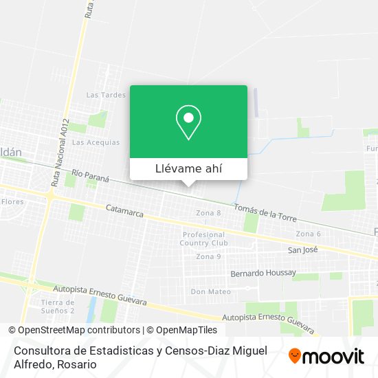 Mapa de Consultora de Estadisticas y Censos-Diaz Miguel Alfredo