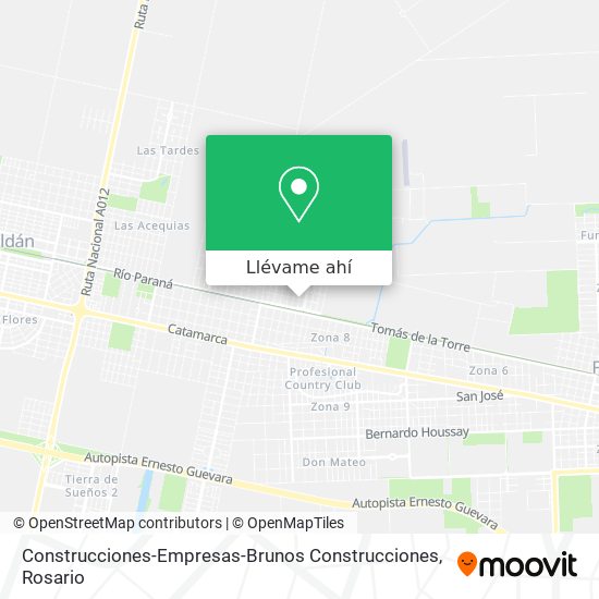 Mapa de Construcciones-Empresas-Brunos Construcciones