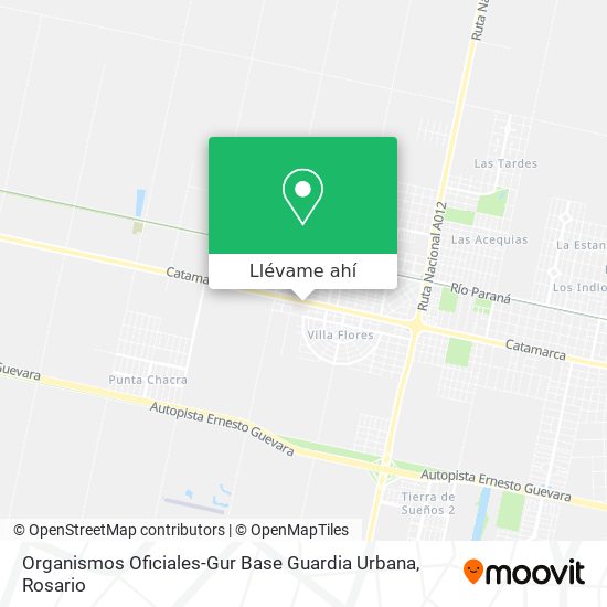 Mapa de Organismos Oficiales-Gur Base Guardia Urbana