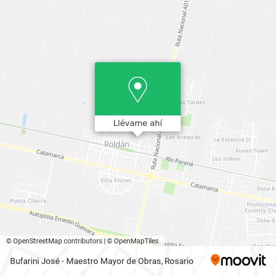 Mapa de Bufarini José - Maestro Mayor de Obras
