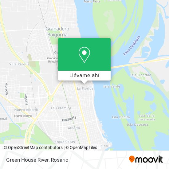 Mapa de Green House River