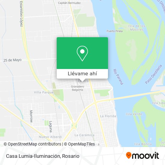Mapa de Casa Lumia-Iluminación