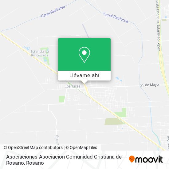 Mapa de Asociaciones-Asociacion Comunidad Cristiana de Rosario