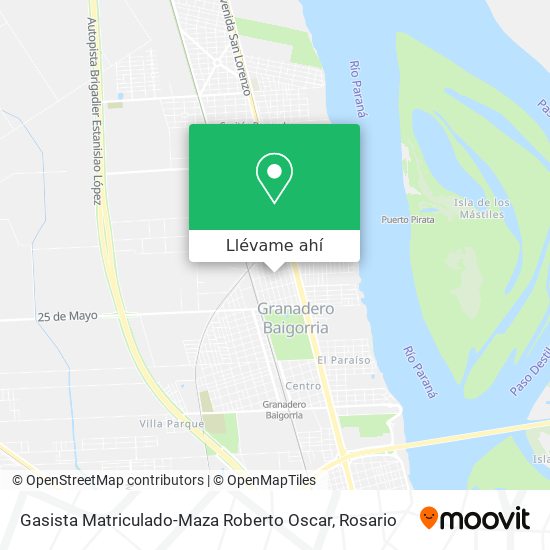 Mapa de Gasista Matriculado-Maza Roberto Oscar