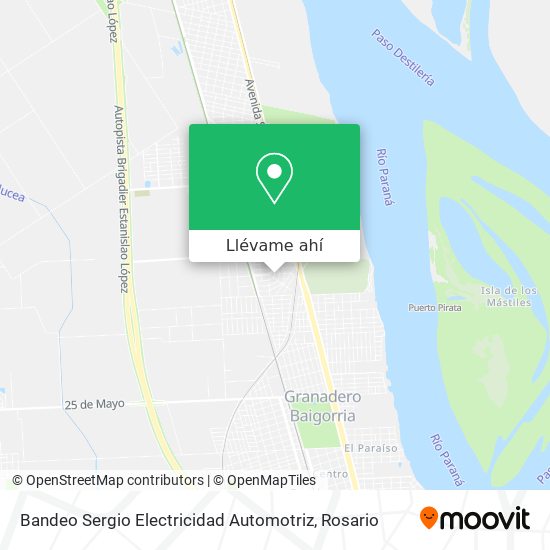 Mapa de Bandeo Sergio Electricidad Automotriz