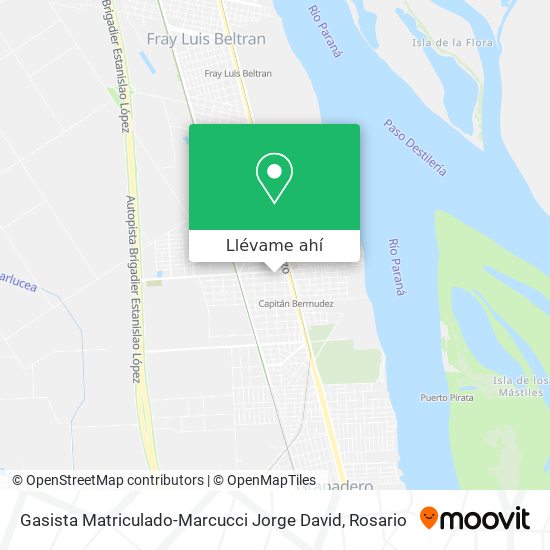 Mapa de Gasista Matriculado-Marcucci Jorge David
