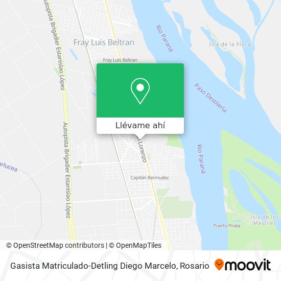 Mapa de Gasista Matriculado-Detling Diego Marcelo