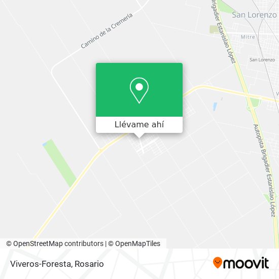 Mapa de Viveros-Foresta