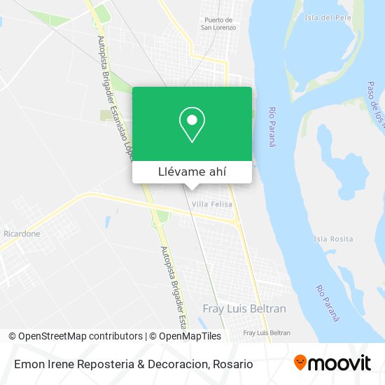Mapa de Emon Irene Reposteria & Decoracion