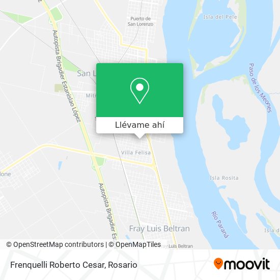 Mapa de Frenquelli Roberto Cesar