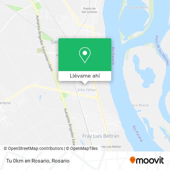 Mapa de Tu 0km en Rosario