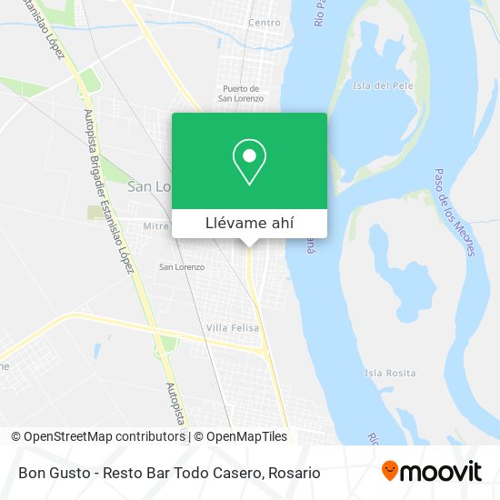 Mapa de Bon Gusto - Resto Bar Todo Casero