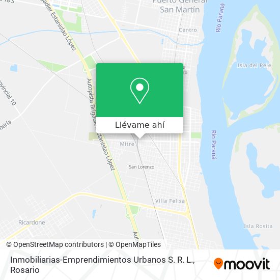 Mapa de Inmobiliarias-Emprendimientos Urbanos S. R. L.