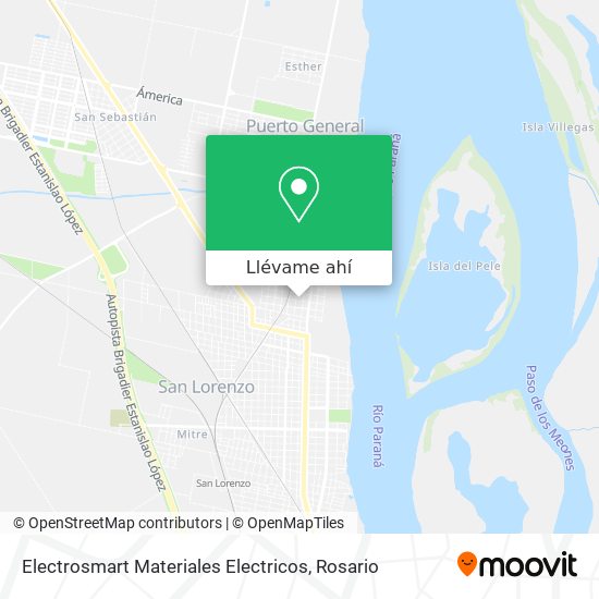 Mapa de Electrosmart Materiales Electricos