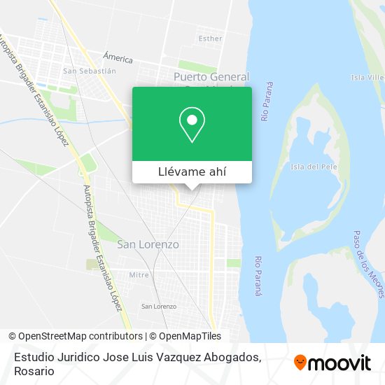Mapa de Estudio Juridico Jose Luis Vazquez Abogados