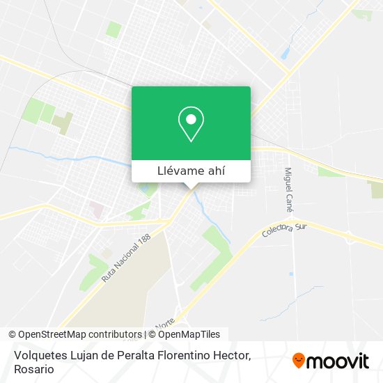 Mapa de Volquetes Lujan de Peralta Florentino Hector