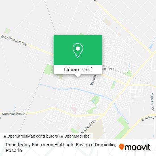 Mapa de Panaderia y Factureria El Abuelo Envios a Domicilio