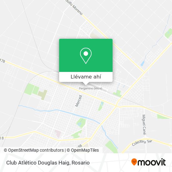 Mapa de Club Atlético Douglas Haig