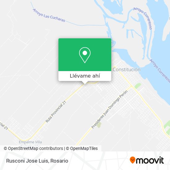 Mapa de Rusconi Jose Luis