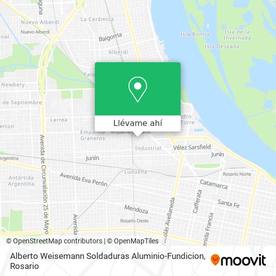Mapa de Alberto Weisemann Soldaduras Aluminio-Fundicion